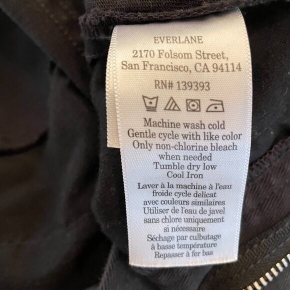 Everlane The Utility Curve Pant black size 0 - Picture 6 of 9